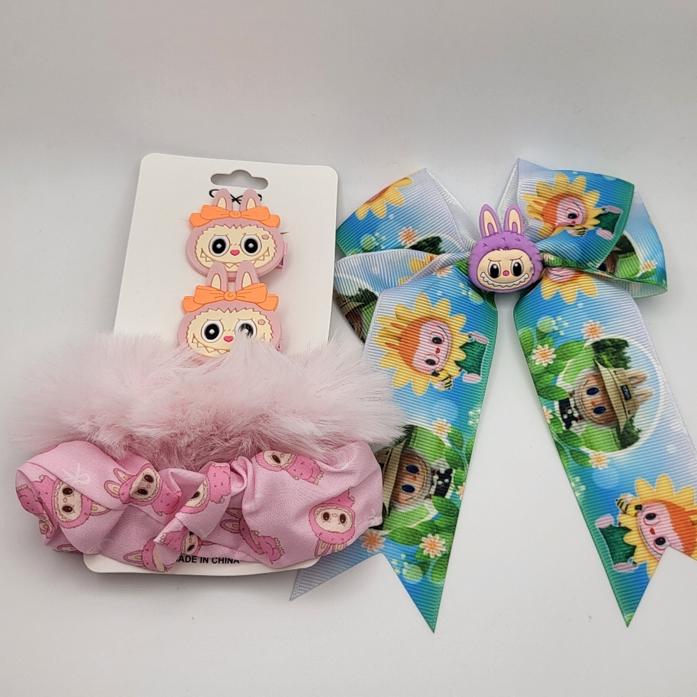 THE MONSTERS LABUBU Hair Accessories Bundle NEW